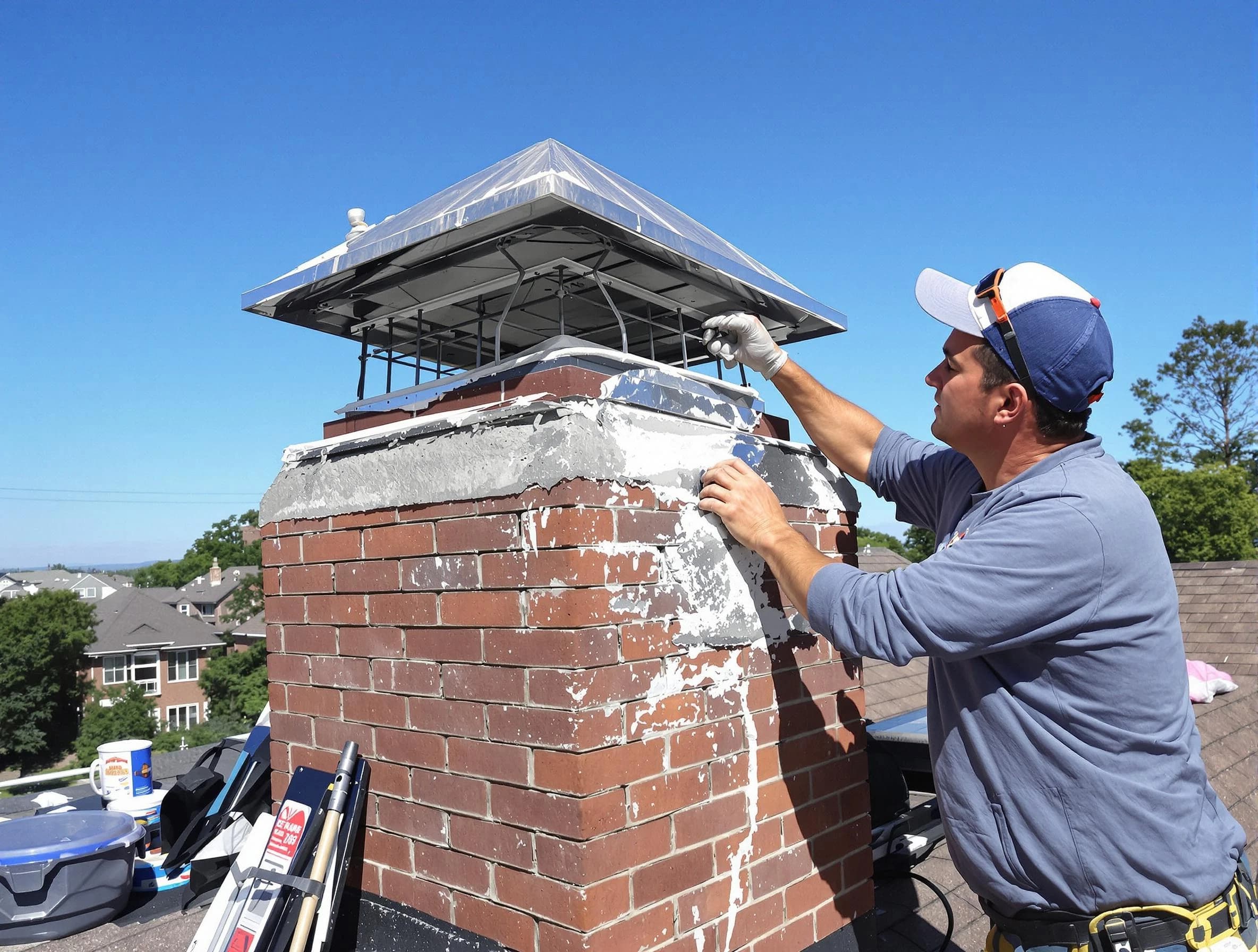 Chimney Crown Services service in White Bluff, TN